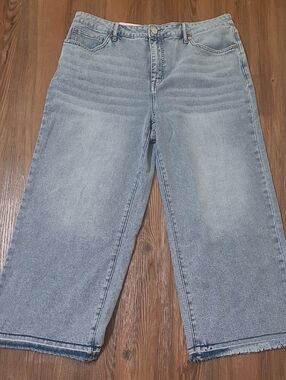 Edited Hunter Light Blue Wide Leg Jeans